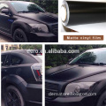 Various Colors stretchable matt wrap vinyl black car body color sticker paper